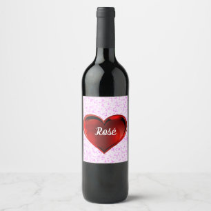 Rosé Beverage Label Set