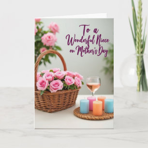 Rose Beverage Mothers Day Card