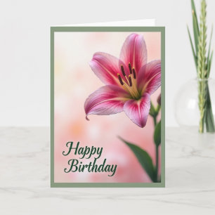 Rose Birthday Card