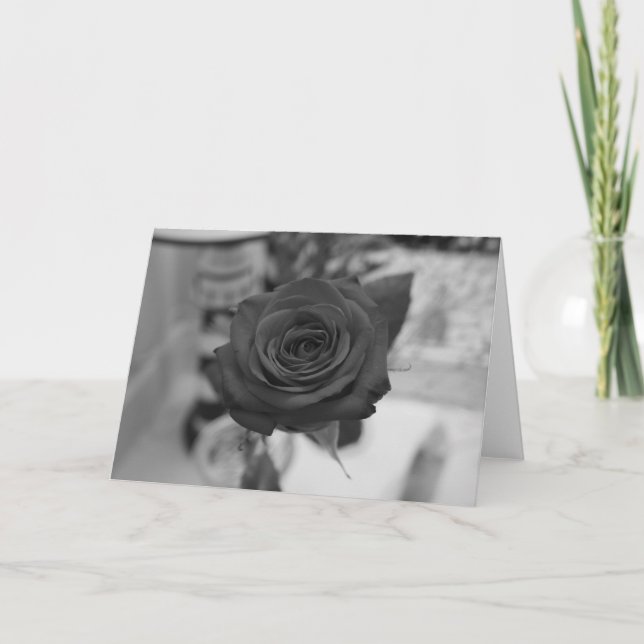 Rose (blank) card (Front)