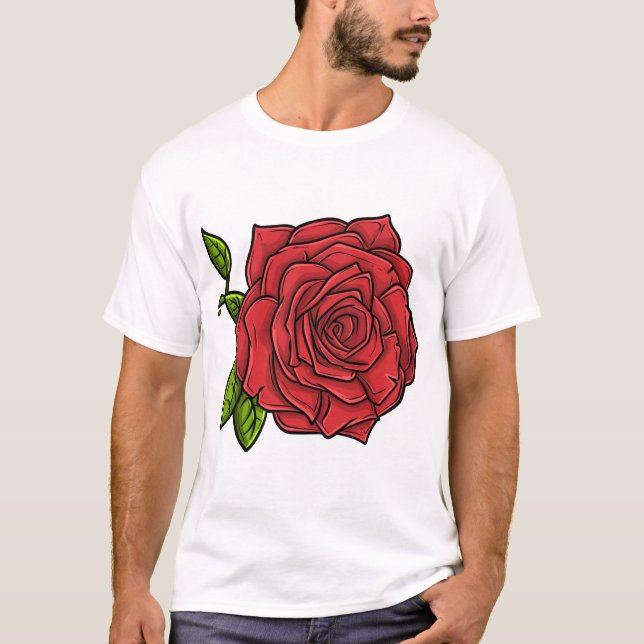 Rose Bloom T-Shirt (Front)