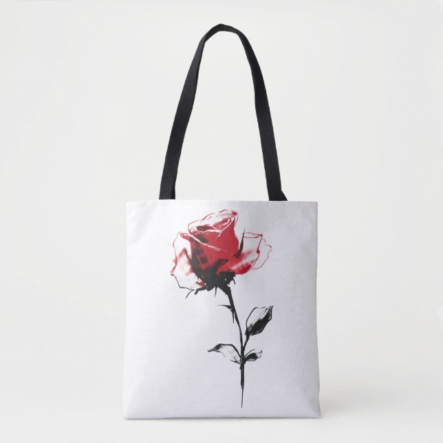  Rose Blossom Tote Bag (Front)