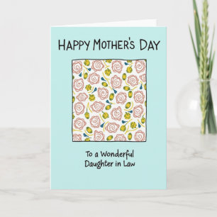 Rose Blossoms Mothers Day Card