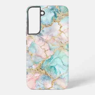 Rose Blue Gold Marble Samsung Galaxy Case