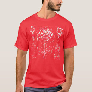 rose blueprint 1 T-Shirt