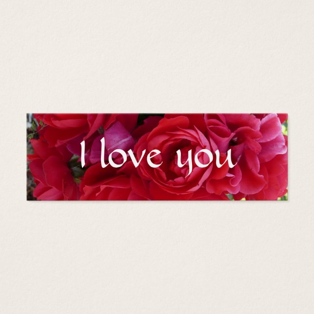 Rose bookmark (Front)