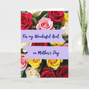 Rose Bouquet Affection Card