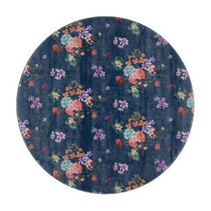 Rose Bouquet Floral Pattern Cutting Board