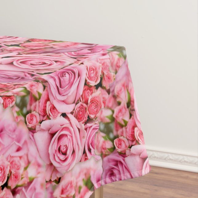 Rose Bouquet Flower Explosion Tablecloth (In Situ)