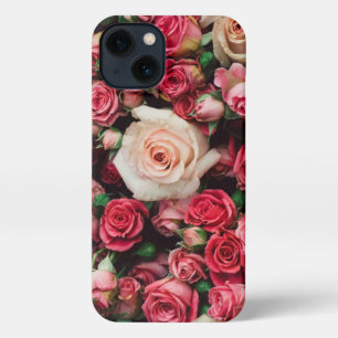 Rose Bouquet iPhone 13 Slim Fit Case, Glossy iPhone 13 Case