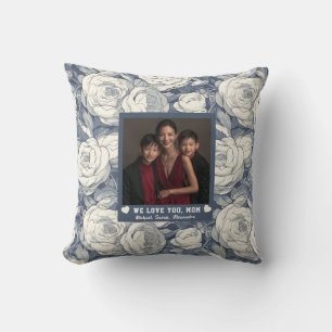 Rose Bouquet New Mum Mama Diy Décor Tropical Cushion