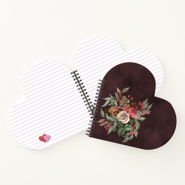 Rose Bouquet  Notebook (Inside)