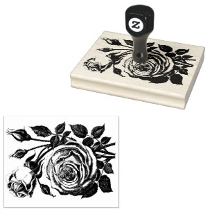 Rose Bouquet   Rubber Stamp