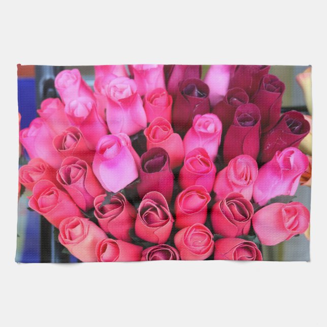 rose bouquet towel (Horizontal)