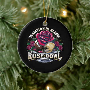 rose bowl ceramic ornament