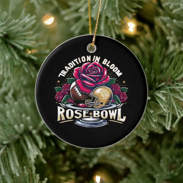 rose bowl ceramic ornament (Tree)