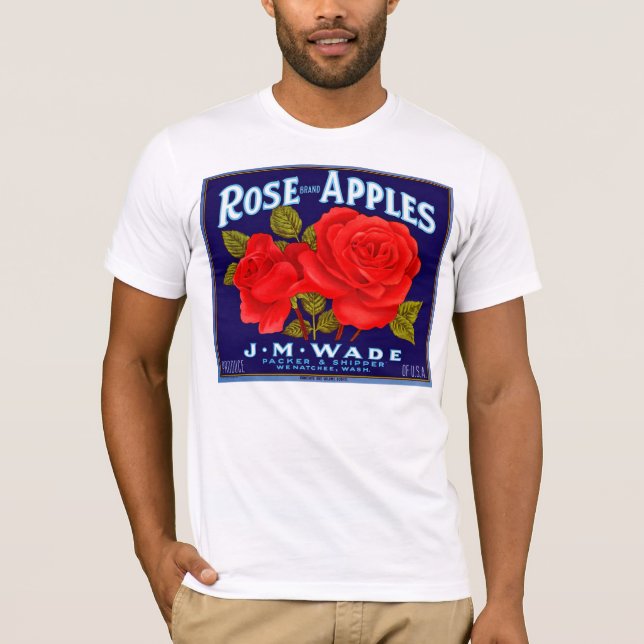 Rose Brand Apples T-Shirt (Front)