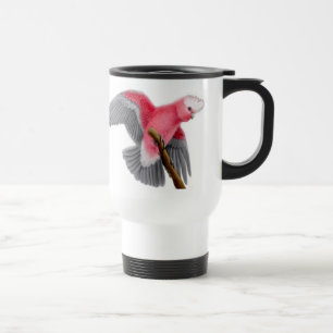 Rose Breasted Cockatoo Galah Travel Mug