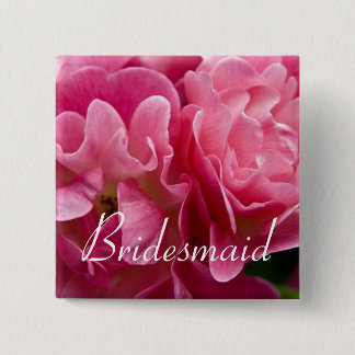 Rose :: Bridesmaid Wedding Button