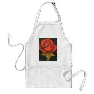 "Rose Bud" Floral Apron