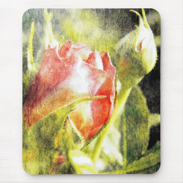 Rose Bud Mouse Pad (Front)