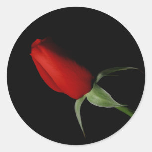 Rose Bud Stickers - Wedding Envelope Seal