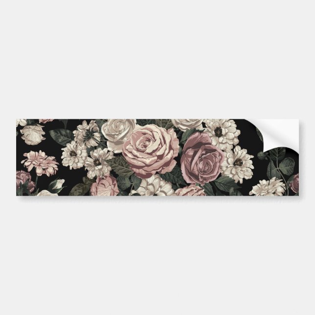 rose bumper sticker (Front)