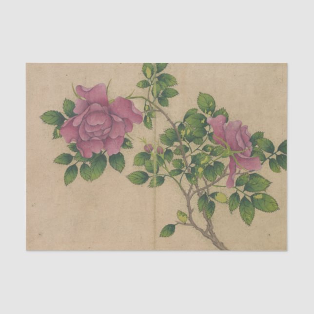 Rose by Zhang Ruoai Tissue Paper (Front)