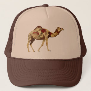Rose Camel Lid Trucker Hat