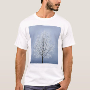 Rose, Canada, Manitoba, Grande Pointe. Fog and Rim T-Shirt