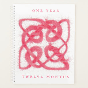 ROSE CELTIC KNOT 8.5x11 Planner / Calendar