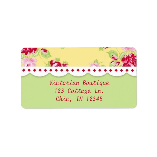 Rose Chic Address Label (Front)