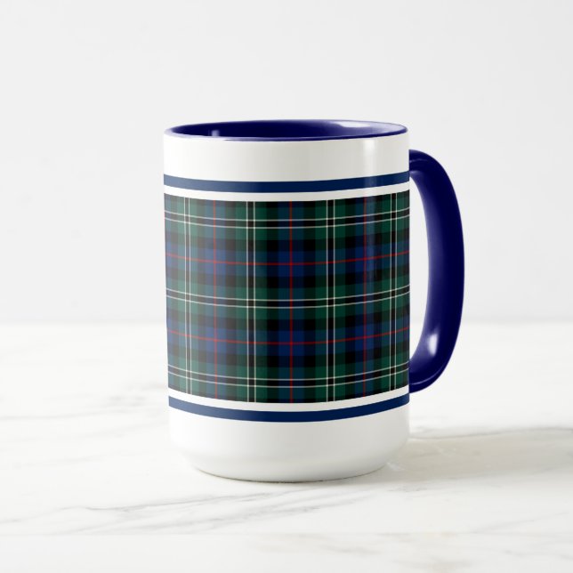 Rose Clan Hunting Tartan Mug (Front Right)