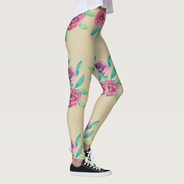 Rose Cluster Medley Leggings (Right)