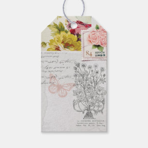 Rose Collage Gift Tag