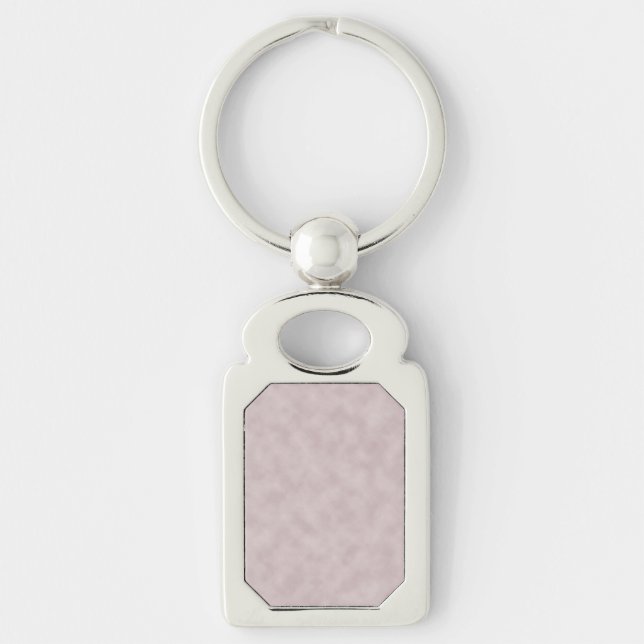 Rose Coloured Parchment Texture Background Key Ring (Front)