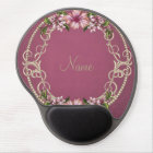 Rose Coloured Vintage Look Personalised Mousepad