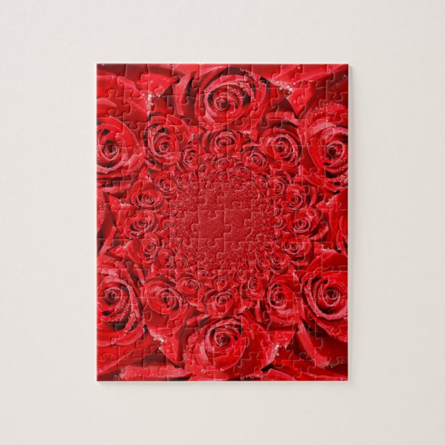 Rose-Coloured World: Floral Fantasy Jigsaw Puzzle (Vertical)
