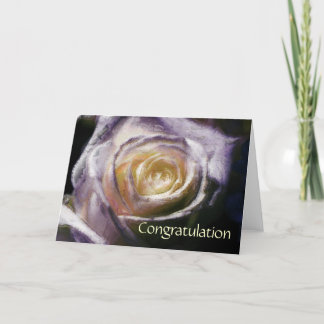 Rose congratulation card