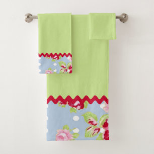 Rose Cottage  Bath Towel Set