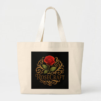 Rose Craft Floral Tote Bag