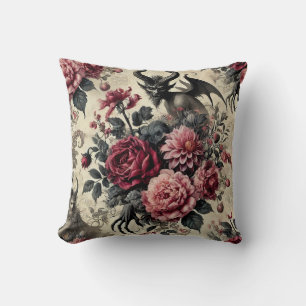 🔥 Rose Crematory – Gothic Victorian Cushion