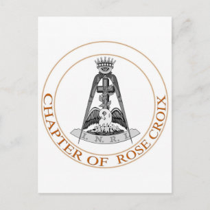 Rose Croix Scottish Rite Postcard