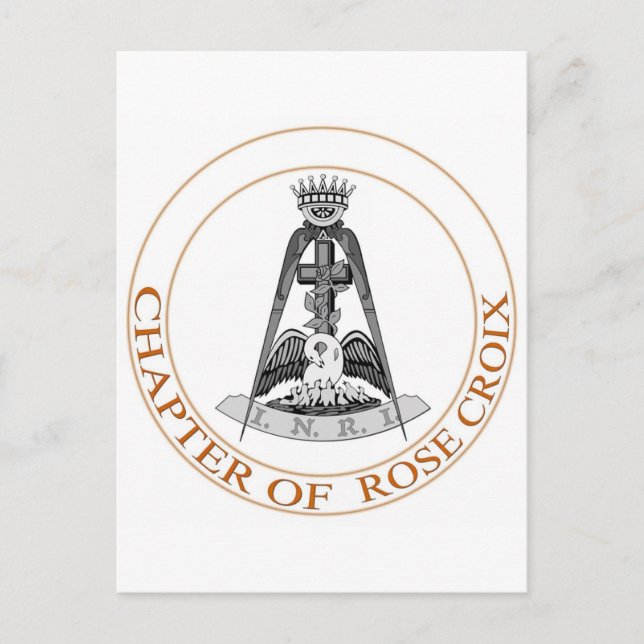 Rose Croix Scottish Rite Symbol Postcard (Front)