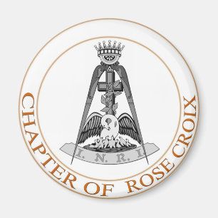 Rose Croix  Symbol Magnet