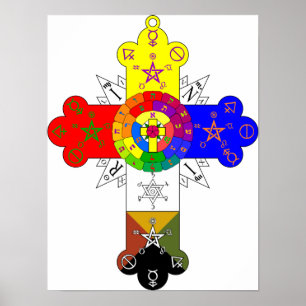 Rose Cross Lamen Poster