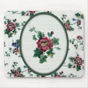 Rose Cross Stitch Mousepad