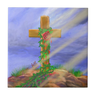 Rose Cross Tile