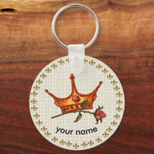 Rose Crown keychain