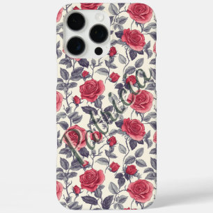 Rose Custom Name Iphone Case For Phone Protection